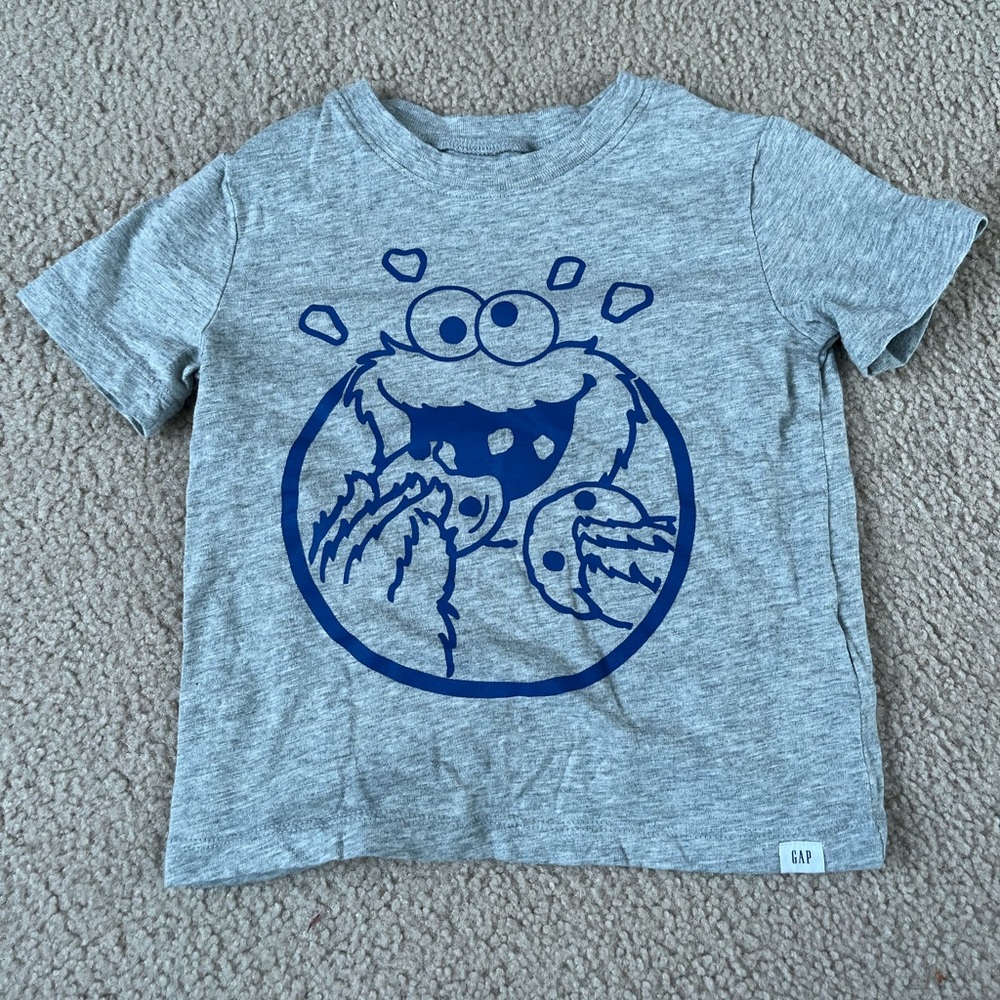 Cookie Monster Gap Shirt Size 3
